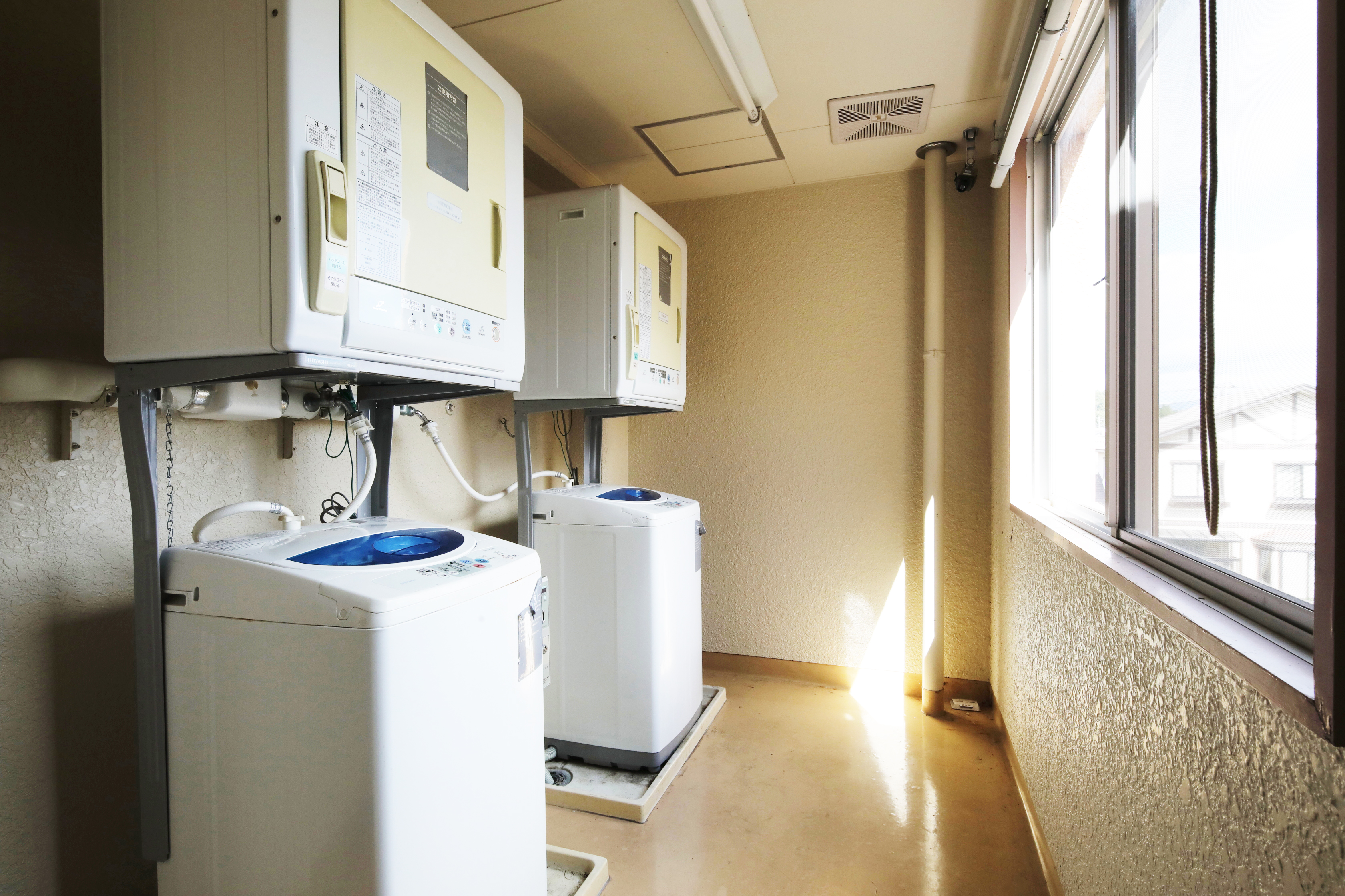 Laundry room (1st to 3rd floors; coin-operated washing machines and dryers available)