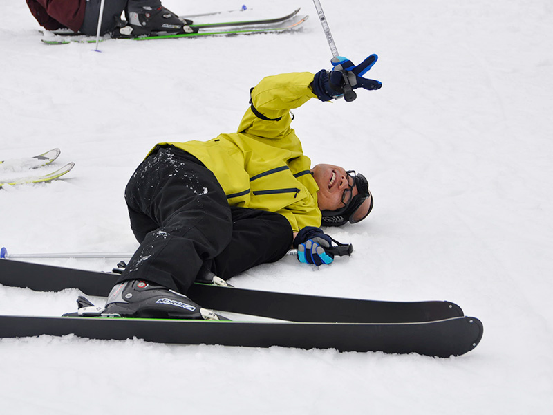 Ski camp training sessions