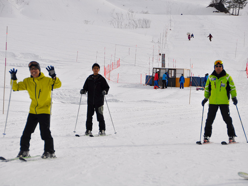 Ski camp training sessions