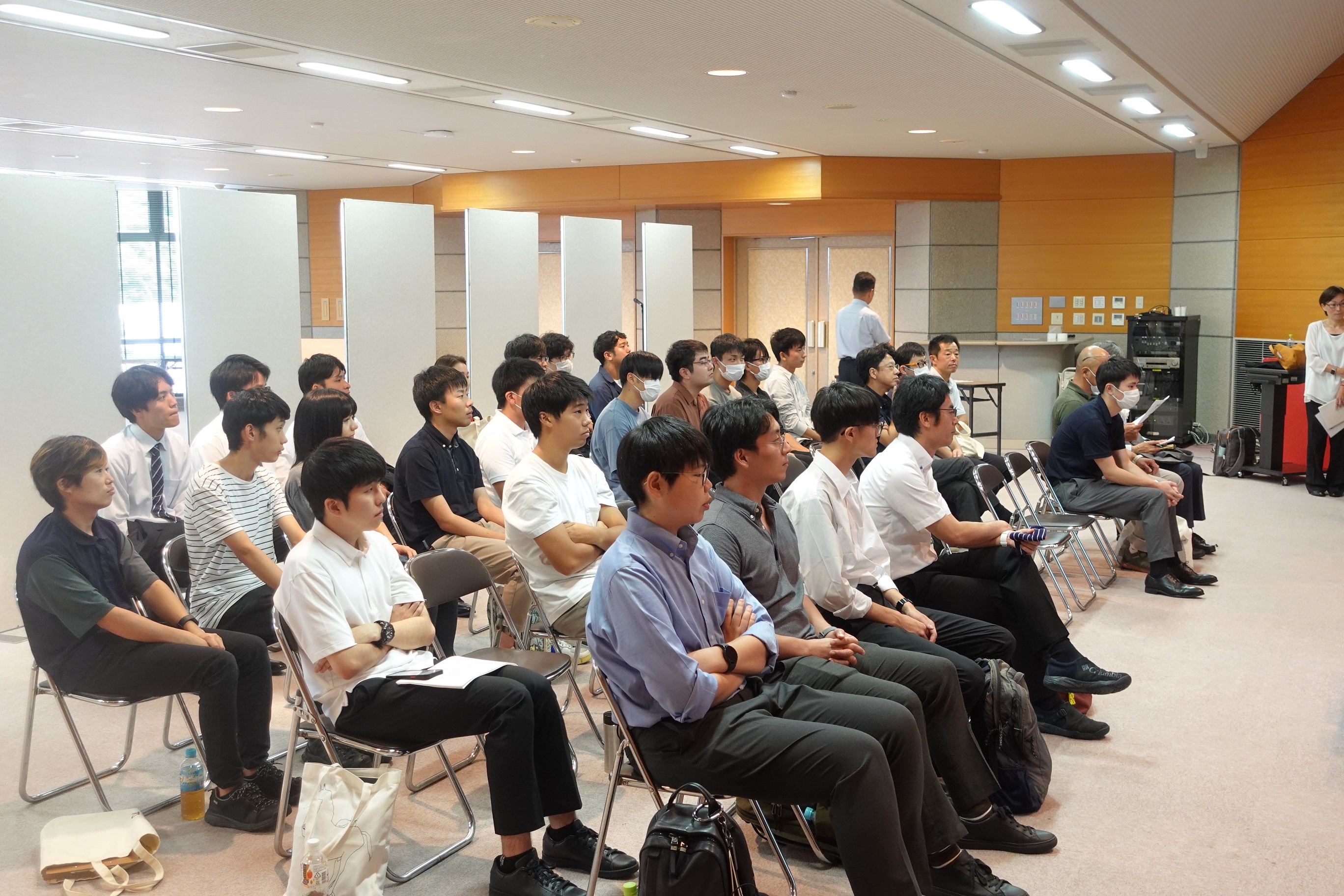 学生によるショートプレゼン聴講者