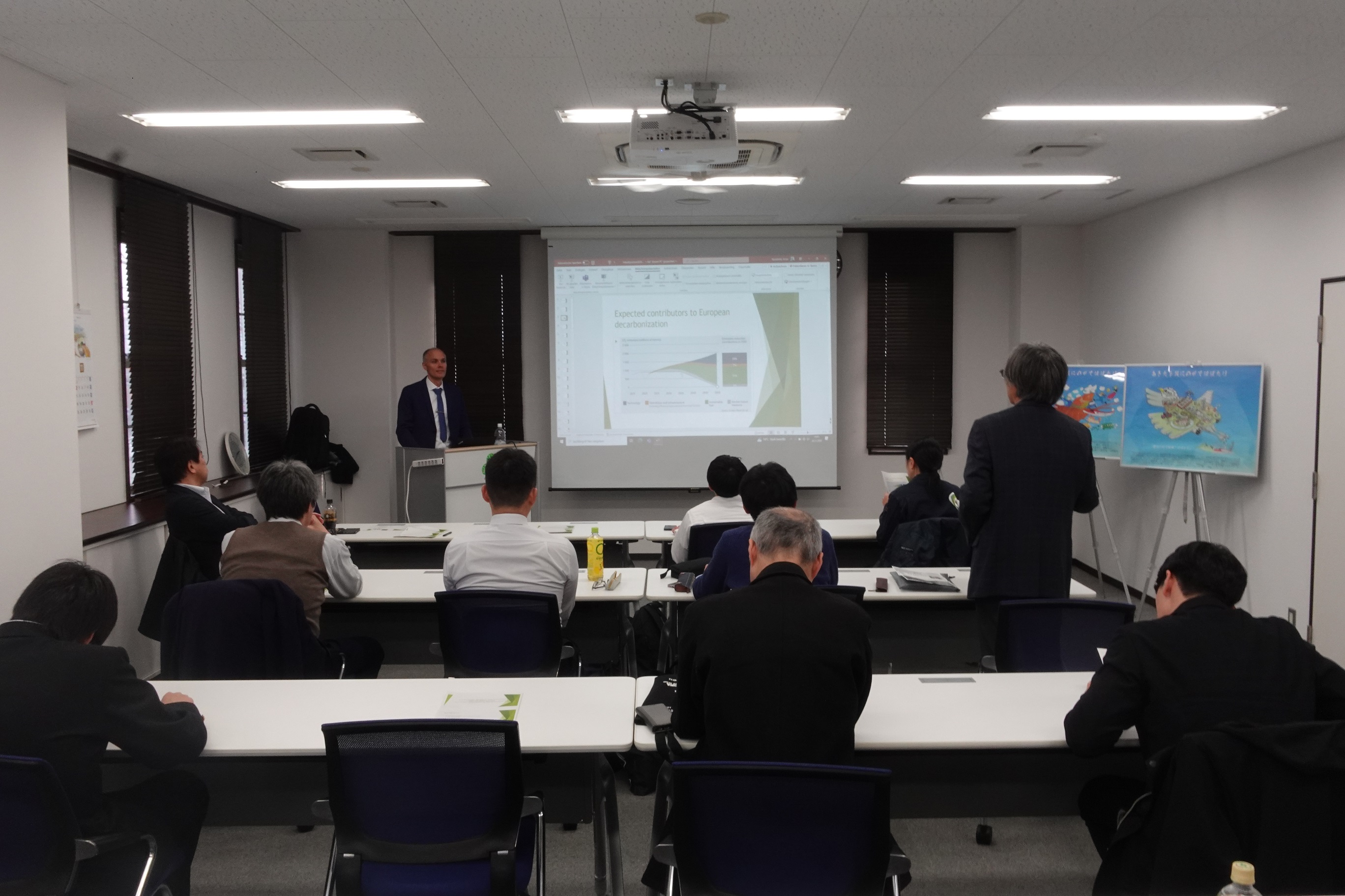 ②講演会の様子