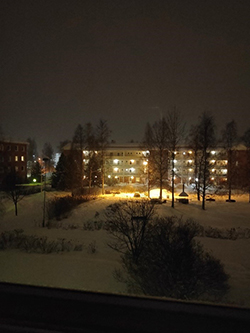 View from the dormitory