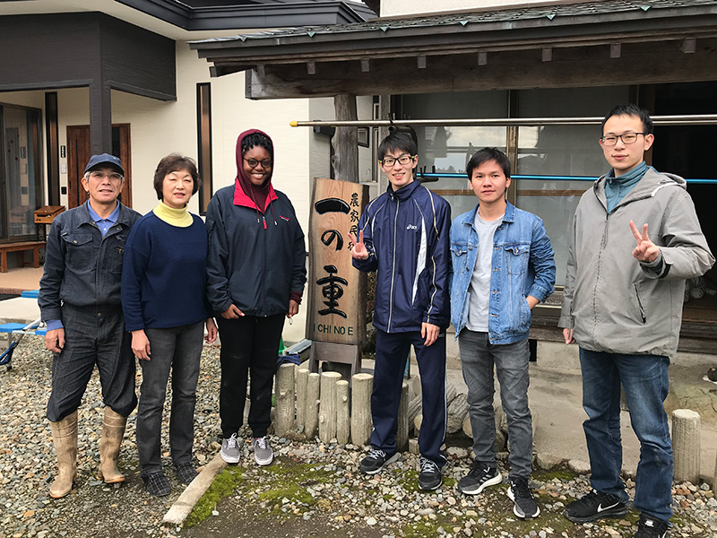 農家民泊の様子