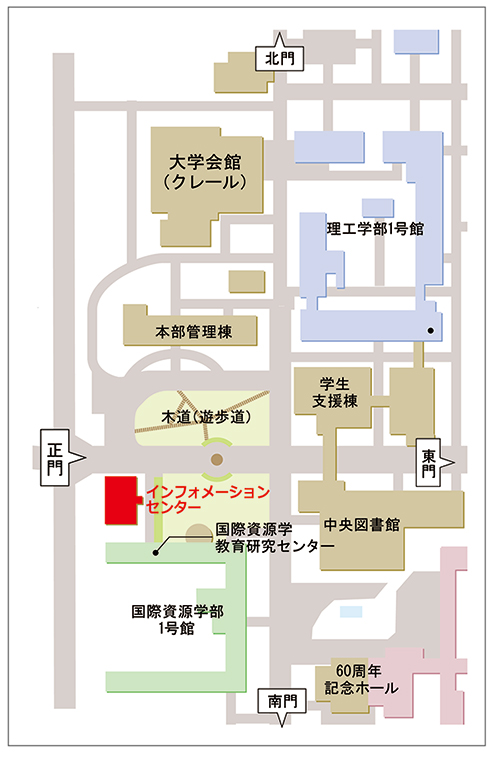 インフォメーションセンター案内図